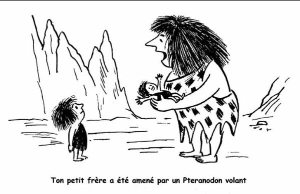 La Prehistoire de la cigogne-humourenvrac